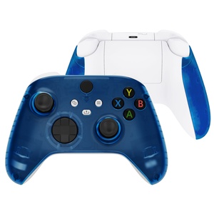 EXtremeRate Clear Replacement Shell Case for Xbox Series S <b>Controller</b> - Front Cover & Side Rails Panels Accessories - Product Image 2