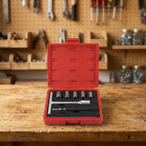 Gamela Diesel Injector <b>Seat</b> Cutter Set (8 Pcs)-Metal+Plastic Engine Services Tool - Product Image 2