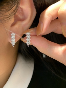 Xinfly Fashion 18K Real Gold 0.36CT Natural Diamond Luxury Drop Dangle <b>Earrings</b> <b>Stud</b> Au750 <b>Fine</b> Jewelry Women - Product Image 2