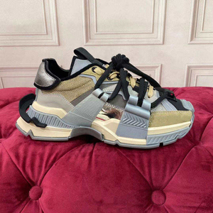 Baskets Chunky Rouge et Blanc Synthétiques à Lacets, Bout Rond, Semelle Extérieure en Caoutchouc Amortie, Chaussures de Marche Toutes Saisons - Product Image 4