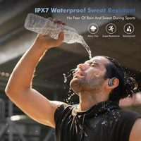 Audífonos Deportivos Bluetooth BX31 TWS con Gancho para la Oreja, Certificación CE FCC Rohs, Batería de 480 mAh, Resistentes al Agua IPX7, Auriculares Inalámbricos para Entrenamiento y Running