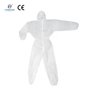 Vũ Hán các nhà sản xuất thoáng khí type4 PPE Coverall SMS Coverall