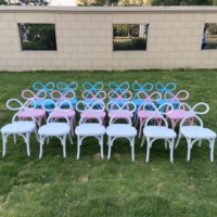 Chaise en résine pour enfants, moderne, durable, écologique, imperméable, légère, confortable, pour l'extérieur, l'école, le jardin, les événements, vente en gros