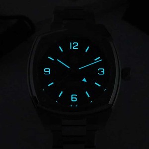 Reloj de Pulsera para Hombre, Diseño Original de Lujo, Cuadrado, GMT, Automático, Zafiro, Luminoso, con Revestimiento AR, Resistente al Agua - Product Image 6