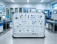 Boîte d'expérimentation de circuits analogiques avec générateur de signaux pour équipement de laboratoire d'électronique analogique universitaire