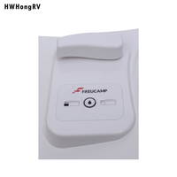 HWhongRV Rear RV Car Cassette Toilet with Electric Flush Lightweight PP Material for Campervan Caravan or Motorhome