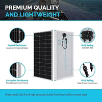 Système solaire photovoltaïque résidentiel pour toiture avec stockage sur batterie, onduleur connecté au réseau, panneau PERC demi-cellule et kit de fixation