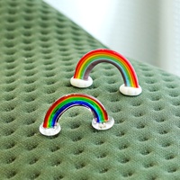 Crystal Rainbow Figurine Collection Cadeau pour enfants Fille Ornements en verre