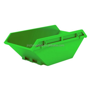 Bac à déchets industriel de 10 m³ avec poches pour chariot élévateur et compatible <span class=keywords><strong>grue</strong></span>, conception robuste pour les chantiers de construction - Product Image 3