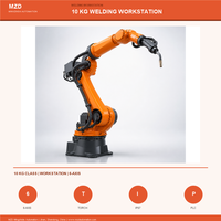 Station de travail robotisée industrielle MZD, bras robotisé à 6 axes avec servomoteur, capacité de 10 kg, solution complète de cellule de travail