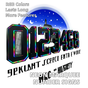 ป้ายไฟนีออน LED ขนาดใหญ่แบบกำหนดเองของ MACCAN ตัวอักษรโลหะสแตนเลส สำหรับตกแต่งงานแต่งงาน ร้านค้า รถยนต์ <span class=keywords><strong>บ้าน</strong></span> งานวัน<span class=keywords><strong>เกิด</strong></span> - Product Image 2