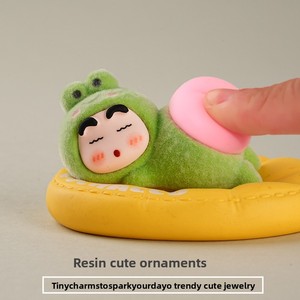 ของตกแต่งโต๊ะทำงาน ของเล่นบำบัดอารมณ์ สไตล์ใหม่ ของเล่นอึๆ สนุกๆ ชินจัง น่ารัก เม็ดเรซิ่น กล่องไม้ขีดนำเข้า ของตกแต่งขนาดเล็ก - Product Image 2