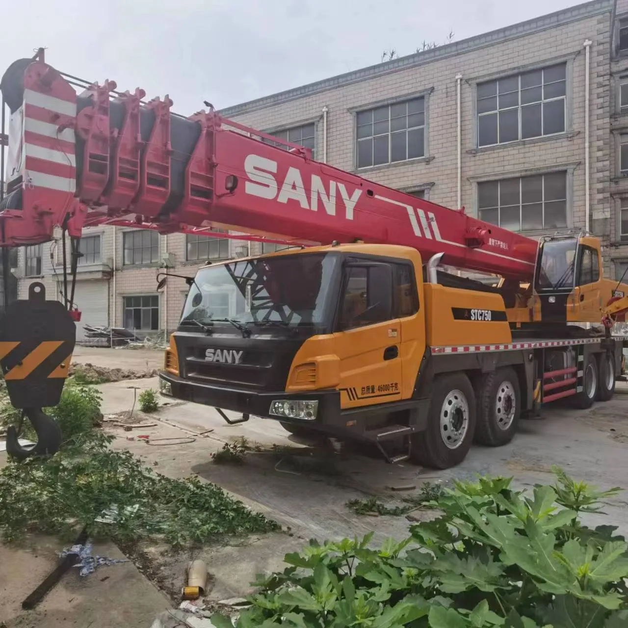 75 Ton Sany Truck Crane Sany Mobile Crane STC750 Grúas para la venta