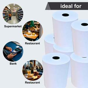 Papel Térmico para Etiquetas Personalizado, Impermeable, 100% Pulpa de Madera, 80mmx80mm, Formato Personalizado para Uso Comercial en Supermercados, Suministro Directo de Fábrica - Product Image 5