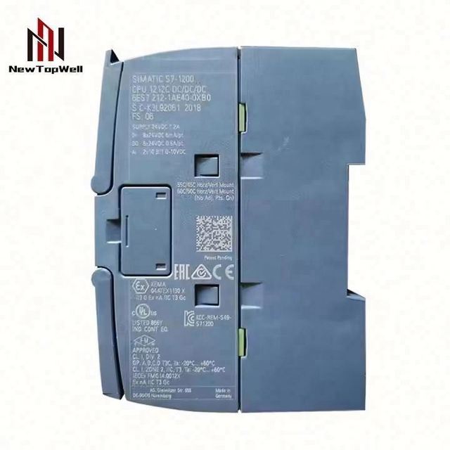 New Original 6ES7212-1AE40-0XB0 6ES7 212-1AE40-0XB0 SIMATIC S7-1200 S7 1200 PLC CPU Module Stock in Warehouse