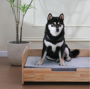 Luxury Modern Wooden Cat Sleeping Bed Solid <strong>Pattern</strong> Durable &amp; Eco-Friendly Indoor Pet Furniture in Rectangle Shape Made <strong>Pine</strong> - Product Image 5