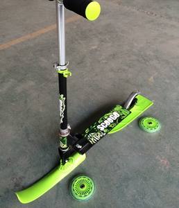 2 In 1 Skateboard Wielen Schakelaar Sneeuw Scooter Volwassen Winter Sneeuw Ski Slee Speelgoed Sneeuw Scooter - Product Image 2