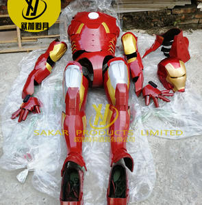 Costume Ironman personnalisé Offre Spéciale <span class=keywords><strong>casque</strong></span> et armure Costume Performance porter pour la danse de scène Cosplay personnalisé direct d'usine - Product Image 6