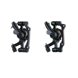 Fiets Schijfrem <span class=keywords><strong>Aluminium</strong></span> Legering Voor Achter Berg Weg Mtb Fiets Mechanische Remklauw Schijfremmen Fietsen Dubbele Rem Set - Product Image 2