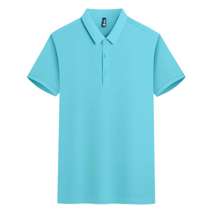 เสื้อโปโล ยูนิเซ็กส์ สีพื้น ใยโพลีเอสเตอร์ แขนสั้น ชุดทำงาน สวมใส่ได้ทุกวัน - Product Image 3