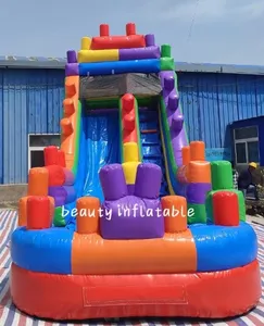 Tobogán inflable comercial de 18 pies para Fiesta infantil
