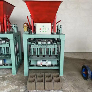 4-35 Ligne de production de blocs de béton entièrement automatique Machine à briques creuses à emboîtement avec mélangeur et convoyeur - Product Image 3