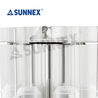Distributeur de tasses rotatif Sunnex en acier inoxydable, distributeur de tasses à café pour buffet
