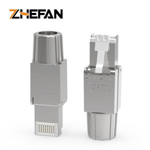 Rj45Cat7フィールドコネクタツールレスフィールド終端プラグシールド高速コネクタモジュラープラグツールフリー再利用可能 - Product Image 2