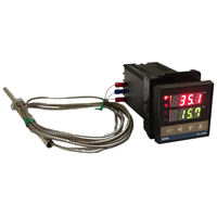 Controlador de Temperatura Mypin TE4-RNR con Pantalla LED de 4 Dígitos, Salida PID Única, Material Plástico PT100, Clasificación IP56, Certificado GS