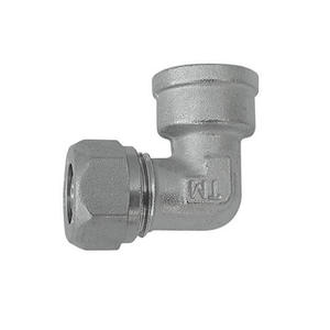 Connecteur courbé femelle Tiemme 1/2 X 20 pour tuyaux de plomberie multicouches - Product Image 1