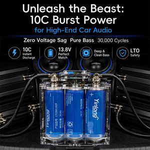 Batteria LTO Yinlong 40Ah 66160 12V all'ingrosso, con scarica ad alta velocità 10C, al litio-titanato per sistemi audio di fascia alta per auto - Product Image 1