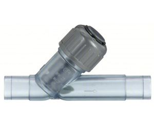 + <span class=keywords><strong>GF</strong></span> + <span class=keywords><strong>PVC</strong></span>-<span class=keywords><strong>U</strong></span> transparent/EPDM 304 clapet anti-retour de siège d'angle 3/4 "NPT anti-retour résistant à la corrosion pour les systèmes chimiques et d'eau - Product Image 4