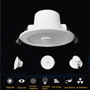 8W <span class=keywords><strong>9W</strong></span> PIR cảm biến chuyển động xuống ánh sáng AC85-265V lõm trần ánh sáng hành lang phòng khách nhà bếp trang trí chiếu sáng IP44 đèn - Product Image 2