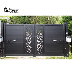 Portails de jardin <span class=keywords><strong>en</strong></span> aluminium à commande électrique personnalisés <span class=keywords><strong>en</strong></span> usine, durables, portails principaux pour les maisons - Product Image 1