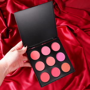 Palette de fard à joues en poudre minérale de haute qualité d'usine d'origine, 9 couleurs, fini mat naturel, fard à joues coloré - Product Image 2