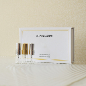 Tùy chỉnh bơm lại 2ml chai nước hoa hộp nước hoa sang trọng mẫu chai 2ml 3ml 5ml 10ml lọ thủy tinh với nắp vàng - Product Image 5