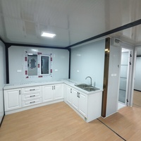 Planes de casa prefabricada de 2 pisos y 3 dormitorios, contenedor de acero extensible de 50 metros cuadrados para Villa, apartamento, centro comercial o uso escolar