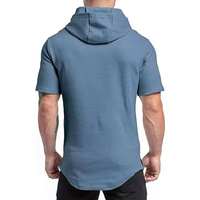 Sweat-shirts à capuche en molleton tricoté personnalisés avec logo pour hommes, parfaits pour la salle de sport et les sports d'été