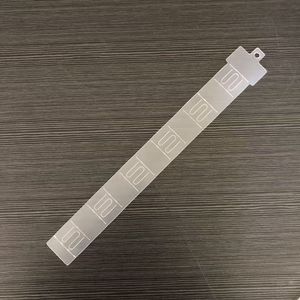 Display Hanging <b>Strips</b> for Supermarkets Made of <b>Plastic</b> PP Transparent Double-sided with 6 Hooks Length 38.5cm - Product Image 5