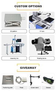 เครื่องมาร์กกิ้งด้วยเลเซอร์ CO2 ความเร็วสูงแบบมัลติฟังก์ชั่น ไมครอน พร้อมเครื่องเข้ารหัสกล่องไฟเบอร์ - Product Image 6