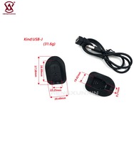 Interface de charge USB durable pour sac à dos, module de charge externe double port USB-C USB-A avec cordon d'extension