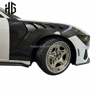 Ailes avant en fibre de carbone de haute qualité pour Ford <span class=keywords><strong>Mustang</strong></span> 2024, mise à niveau au style GTD, kits de carrosserie pour ailes gauche et droite, directement de l'usine - Product Image 4