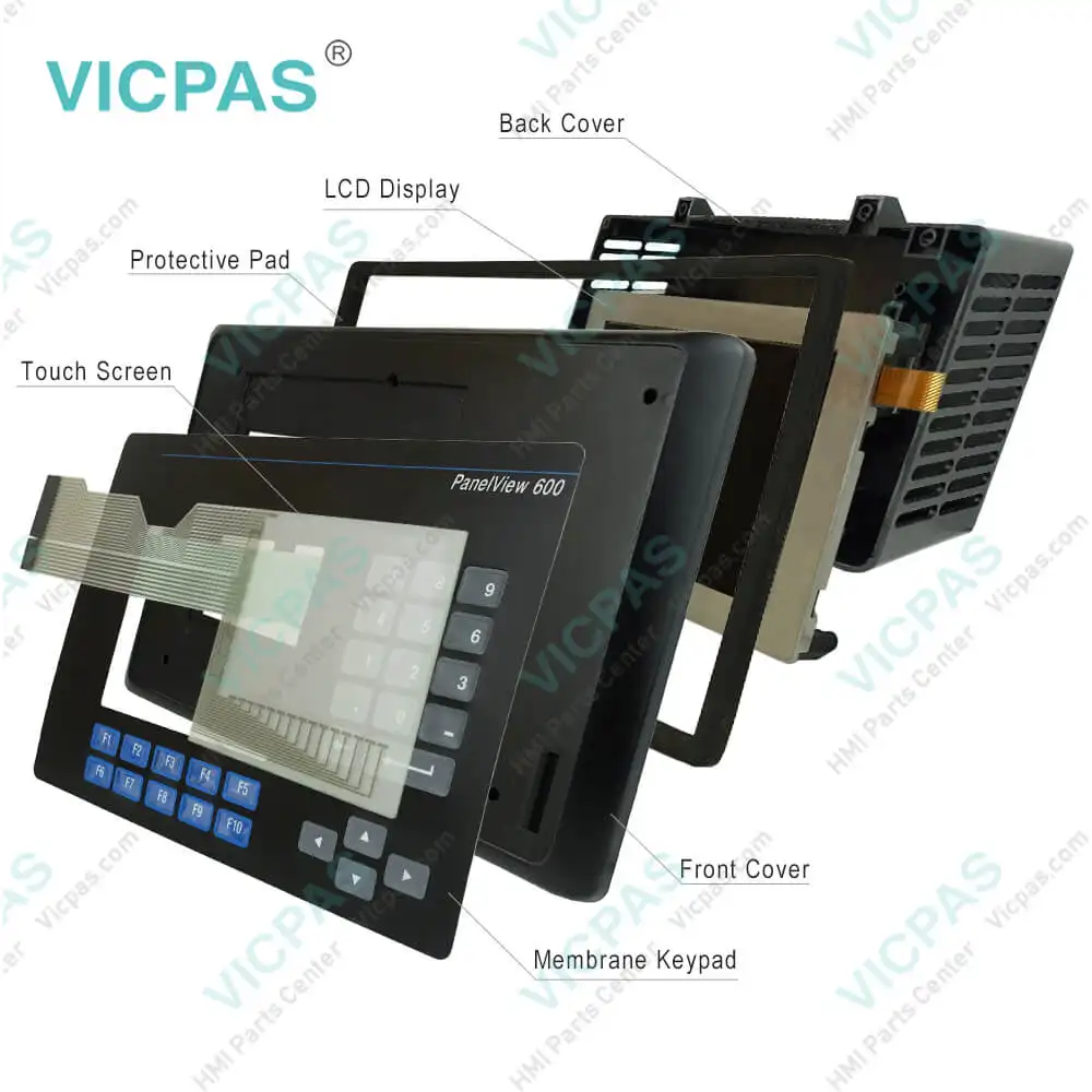 Monitor display Membrane monitor layar sentuh monitor lcd display layar lcd dengan cangkang plastik perumahan