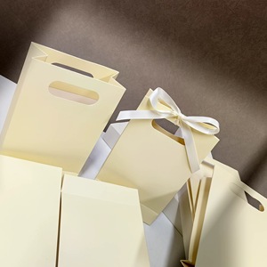 맞춤형 로고 다이컷 종이 포장 가방 안경 및 시계용 아이보리 보드 옵셋 인쇄 - Product Image 2