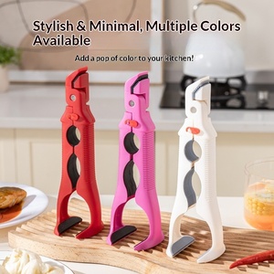 Clip <span class=keywords><strong>de</strong></span> <span class=keywords><strong>cuisine</strong></span> multifonctionnel <span class=keywords><strong>en</strong></span> <span class=keywords><strong>silicone</strong></span> alimentaire pour plat à vapeur, anti-brûlure et antidérapant, pour bols et plats - Product Image 3