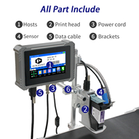 Codificador de Inyección de Tinta Multi-Cabezal Phezer U7, Impresora de Inyección de Tinta Térmica en Línea con Pantalla Táctil Inteligente de 7 Pulgadas para Datos Variables y Códigos QR