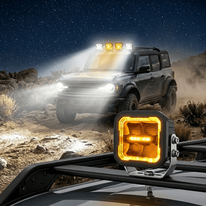 Feux de route LED personnalisés de 3 pouces, étanches IP67, pour Jaguar F Pace, Land Rover Defender, Renault Master, <span class=keywords><strong>Trafic</strong></span>, Kangoo - Product Image 2
