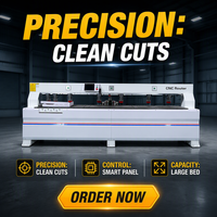 Machine de perçage latéral automatique à deux têtes CNC pour le traitement des trous des portes d'armoires et des façades de tiroirs