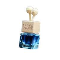 Diffuseur de parfum en verre pour voiture, à clipser sur grille d'aération, en forme d'escargot, avec stérilisation et désodorisant aromatique