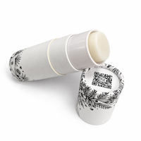 Tube en papier pour baume à lèvres éco-responsable, logo personnalisé recyclable, emballage en papier vide pour stick de baume solide déodorant